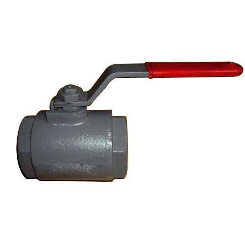 Investment Casting Single Piece Screw End Ball Valve