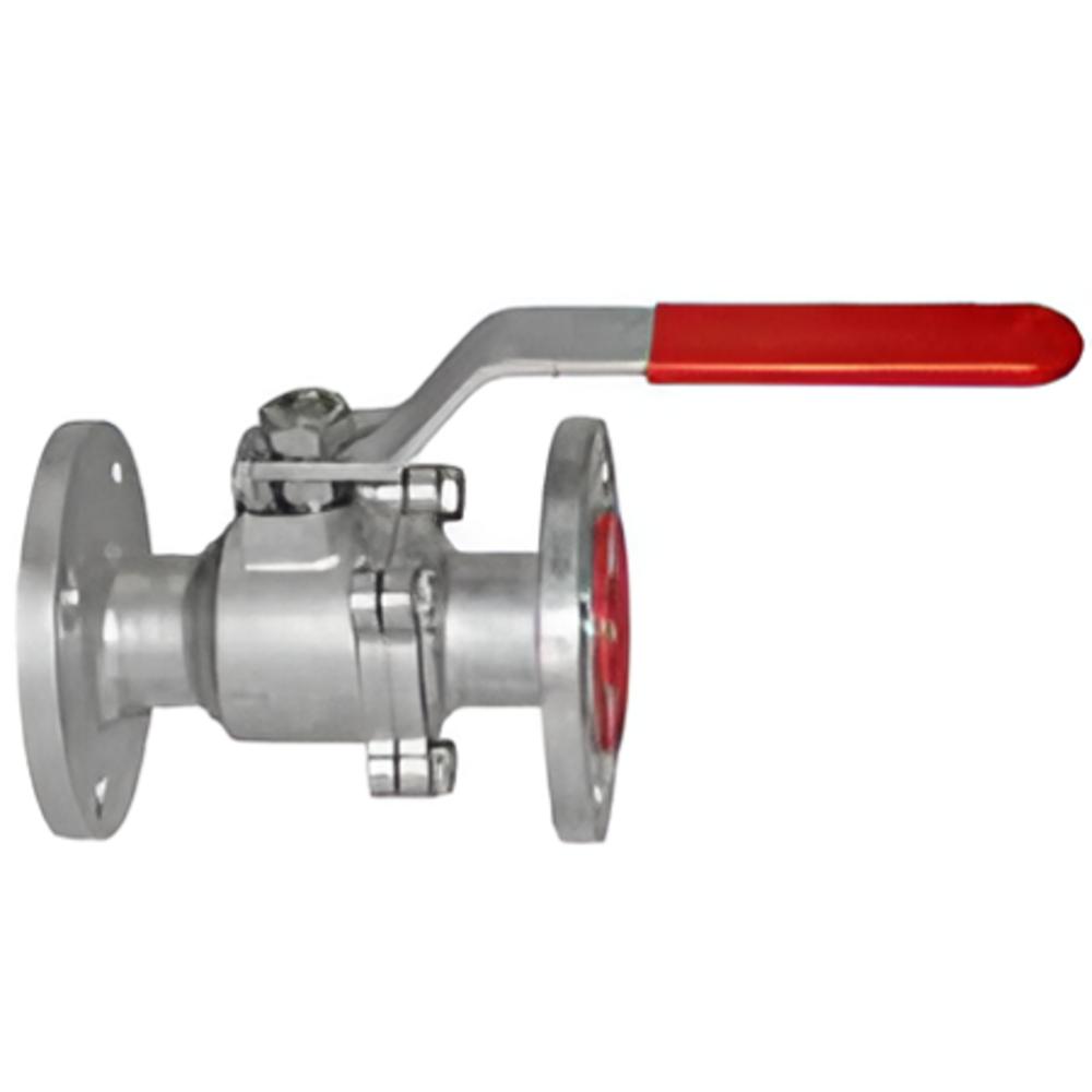 Investment Casting Two Piece Flangded Ball Valve